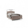 Boxspringbett Pane 2 Bettkasten Bonell Matraze und 4 cm Toper