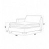 Chaiselongue GRECO Moderne Stil