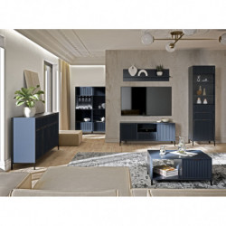 Vitrine Loft INDIGO : Set für Ihr Wohnzimmer