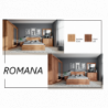 Schrank Ramona helle Esche Set für Ihr Wohnzimmer und Schlafzimmer