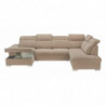 Ecksofa IDEAL -Cord mit Schalffunktion - U Form zum Entspannen Bettsofa Moderne Stil -329cm x 215cm