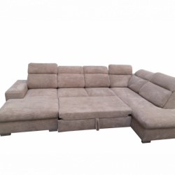 Ecksofa IDEAL -Cord mit Schalffunktion - U Form zum Entspannen Bettsofa Moderne Stil -329cm x 215cm