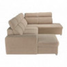 Ecksofa IDEAL -Cord mit Schalffunktion - U Form zum Entspannen Bettsofa Moderne Stil -329cm x 215cm