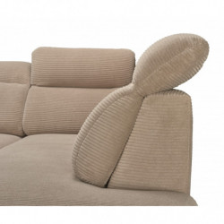 Ecksofa IDEAL -Cord mit Schalffunktion - U Form zum Entspannen Bettsofa Moderne Stil -329cm x 215cm