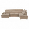 Ecksofa IDEAL -Cord mit Schalffunktion - U Form zum Entspannen Bettsofa Moderne Stil -329cm x 215cm