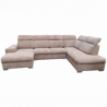 Ecksofa IDEAL -Cord mit Schalffunktion - U Form zum Entspannen Bettsofa Moderne Stil -329cm x 215cm