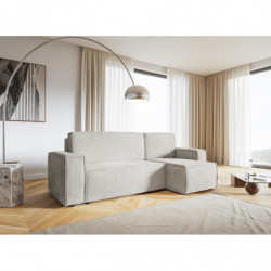 Hocker + Ecksofa Madeira mit Schalffunktion -Cord