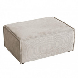 Hocker + Ecksofa Madeira mit Schalffunktion -Cord