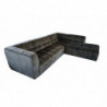 Ecksofa Rumi -Palladium-Stoff- Sofa zum Entspannen Moderne Stil - Ottomane Links-Rechts