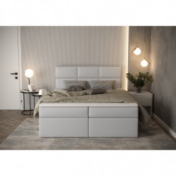 Boxspringbett LOFT 2 Bettkasten Bonell Matraze und Toper