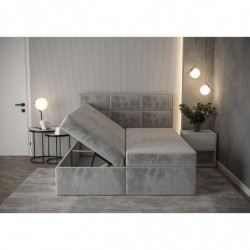 Boxspringbett LOFT 2 Bettkasten Bonell Matraze und Toper